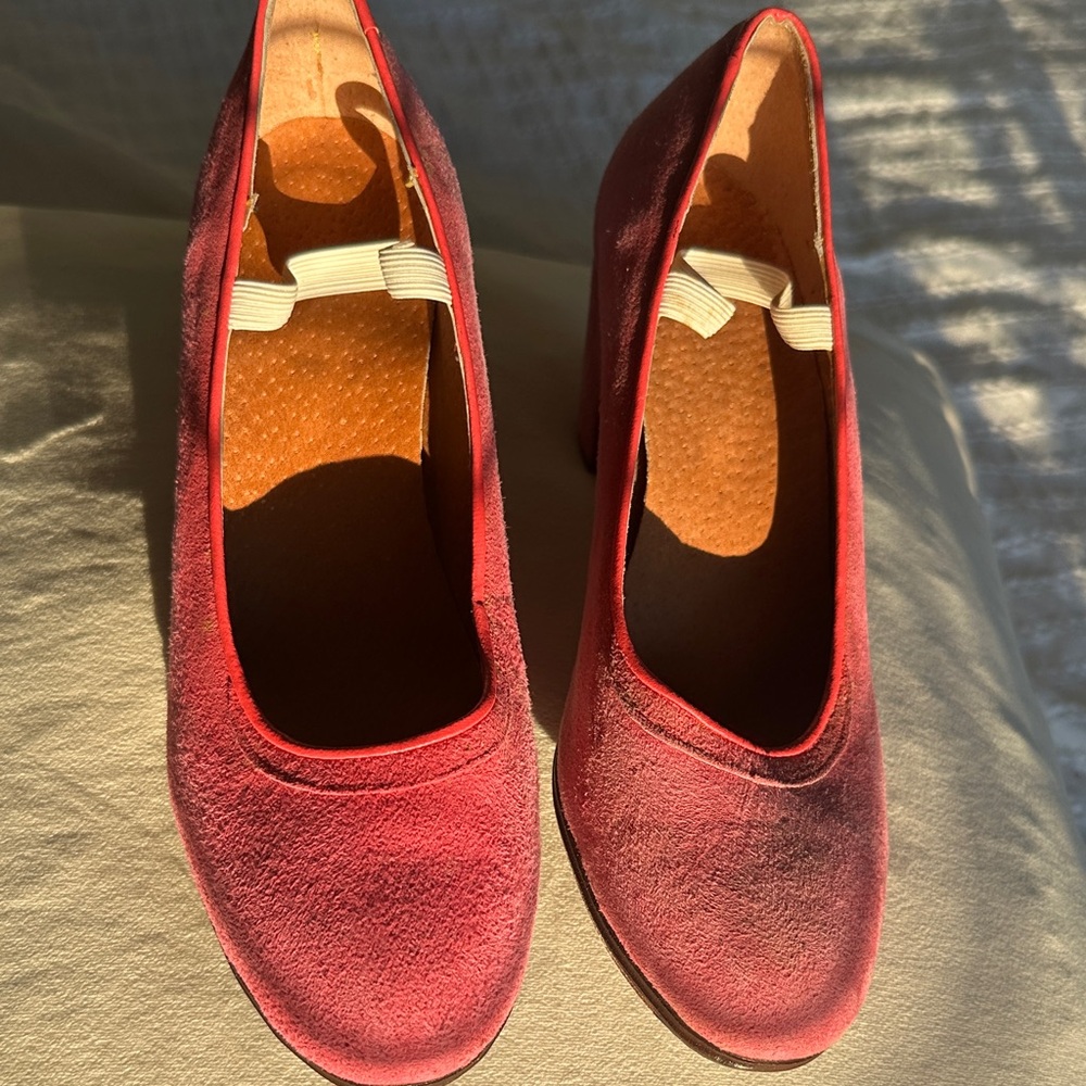 Flamenco shoes Elegant Pink Suede Women's 👠 - Picture 2 of 7